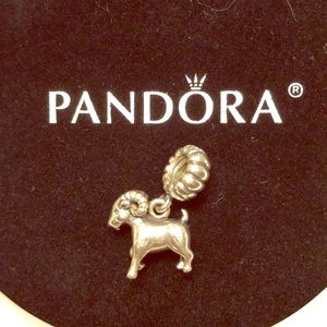 Pandora Retired Ram Aries Charm